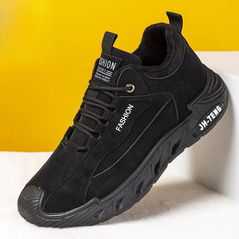 Men's Retro Workwear-Style Platform Casual Sneakers