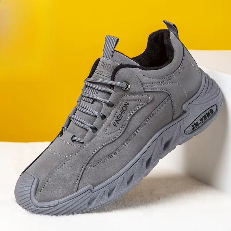 Men's Retro Workwear-Style Platform Casual Sneakers