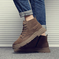 Men's High-Top Trendy Tooling Leather Martin Boots